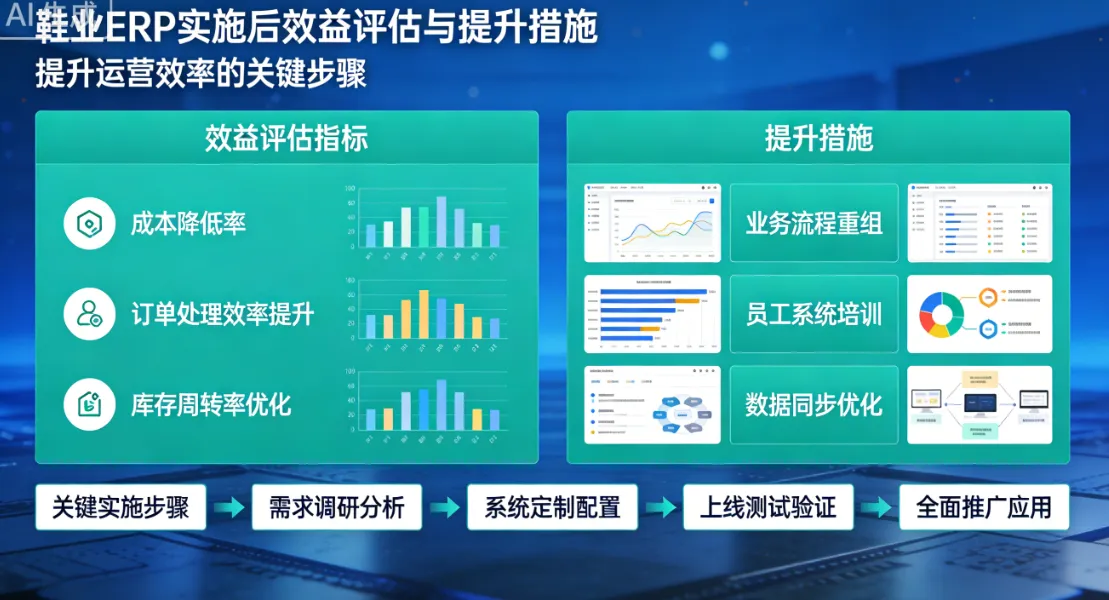 鞋业ERP实施后效益评估与提升措施 | 提升运营效率的关键步骤
