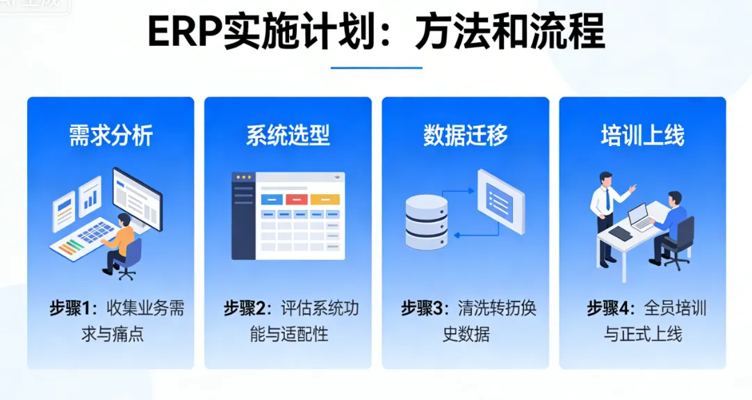 ERP 实施计划：方法和流程