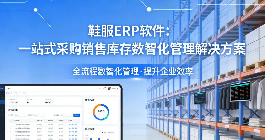 鞋服ERP软件：一站式采购销售库存数智化管理解决方案