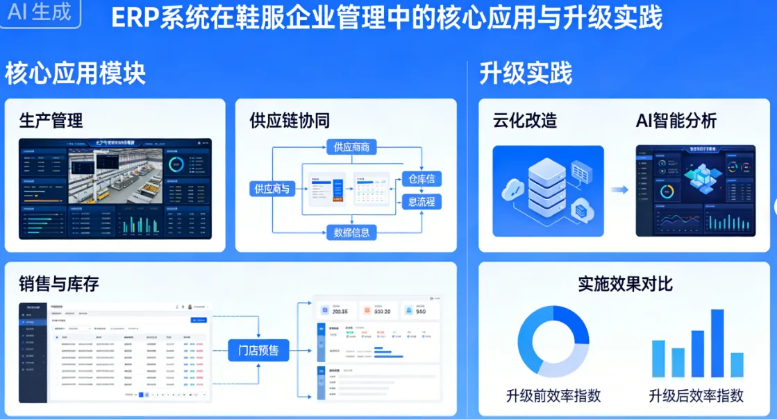 ERP系统在鞋服企业管理中的核心应用与升级实践