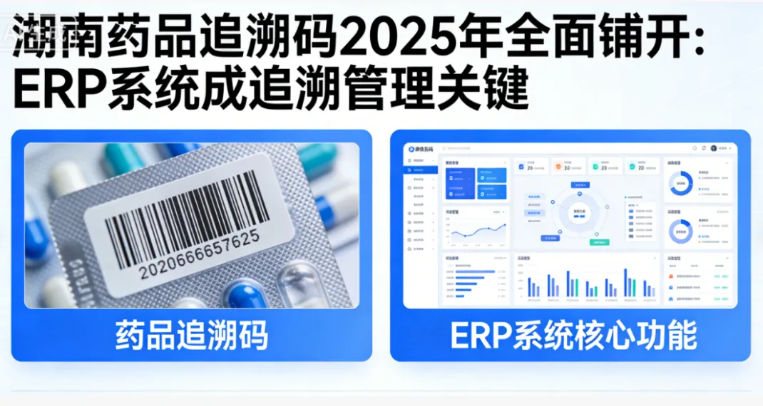 湖南药品追溯码2025年全面铺开：ERP系统成追溯管理关键