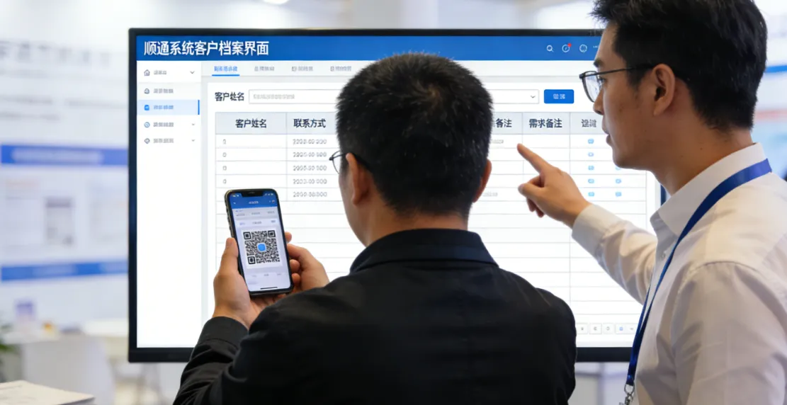 扫码即管客！顺通网络全新系统，破解企业客户管理痛点
