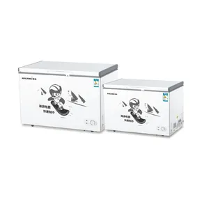 Double top open large lid refrigerated freezer BD-BC-328.378