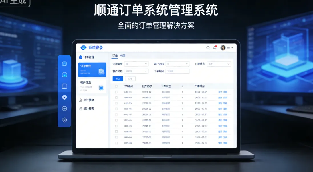 顺通订单系统管理系统 - 全面的订单管理解决方案
