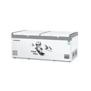 Double top open large lid refrigerated freezer BD-BC-1188