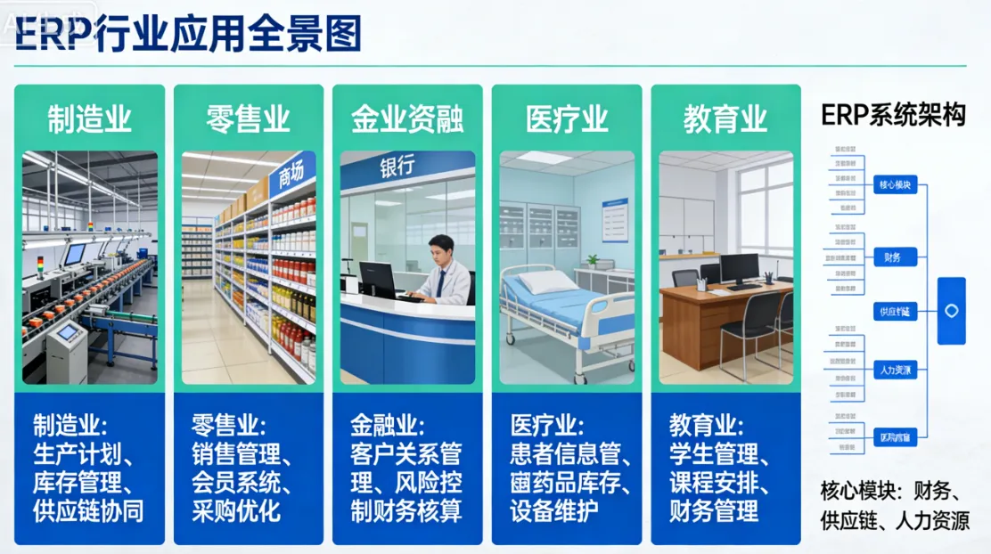 ERP在哪些行业有应用