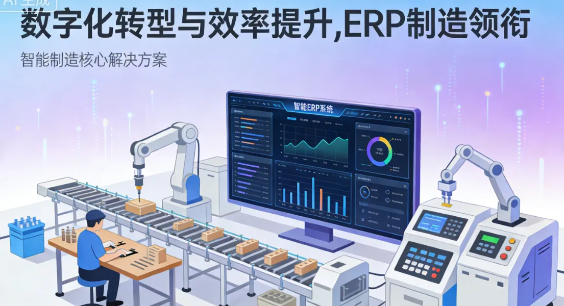 数字化转型与效率提升,ERP制造领衔