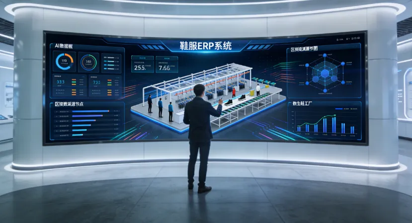 鞋服ERP系统数字化升级：多维属性管理的智能化解决方案（AI+区块链+数字孪生）
