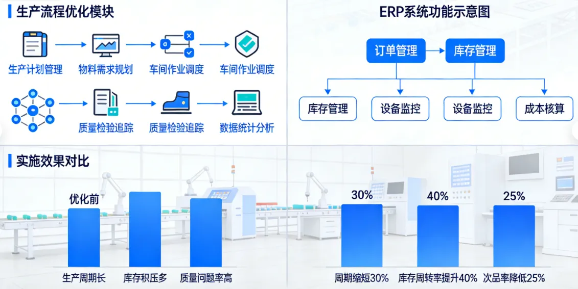 打造高效鞋业生产线：如何利用ERP系统优化生产流程？