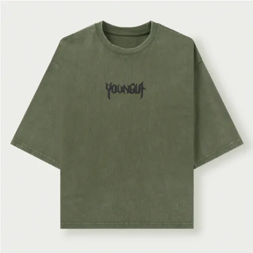 YOUNGAL新款健身衣教练运动t恤男高弹训练衣短袖健身服衣一件代发