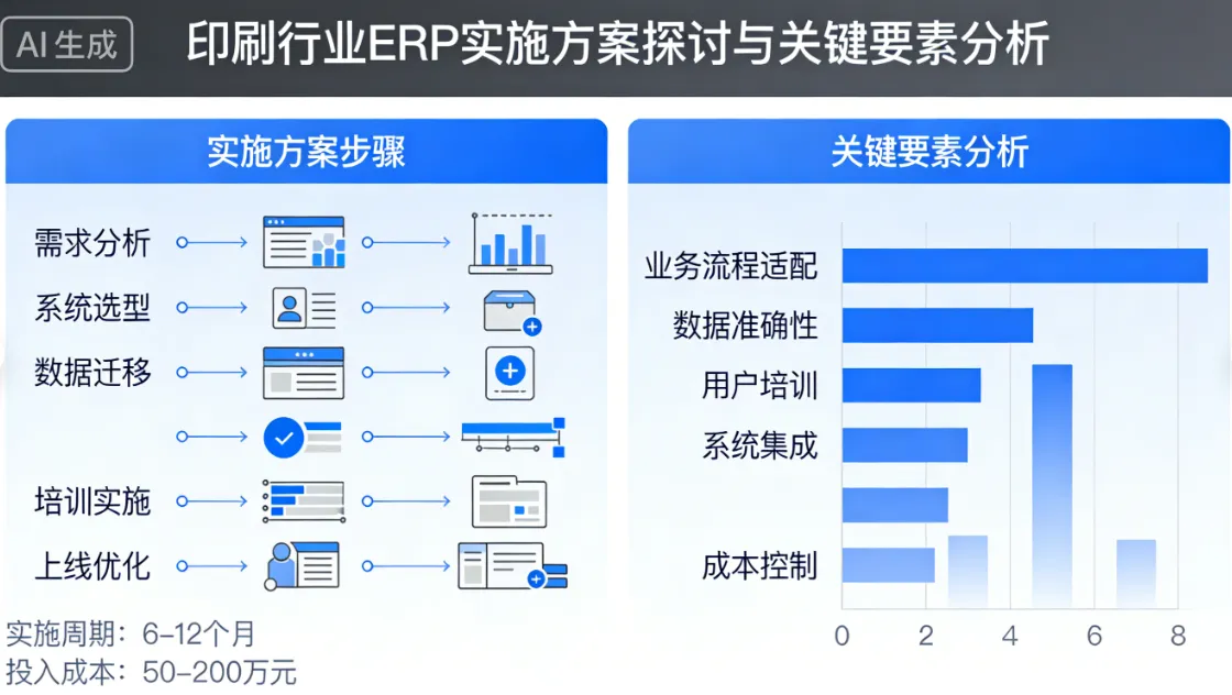 印刷行业ERP实施方案探讨与关键要素分析