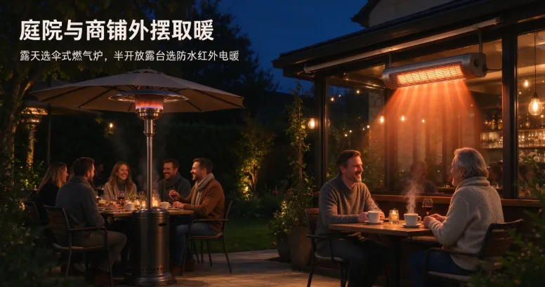 户外取暖怎么选?一文看懂各类户外专用取暖设备