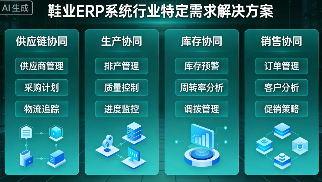 鞋业ERP系统如何满足行业特定需求：供应链、生产、库存与销售协同优化
