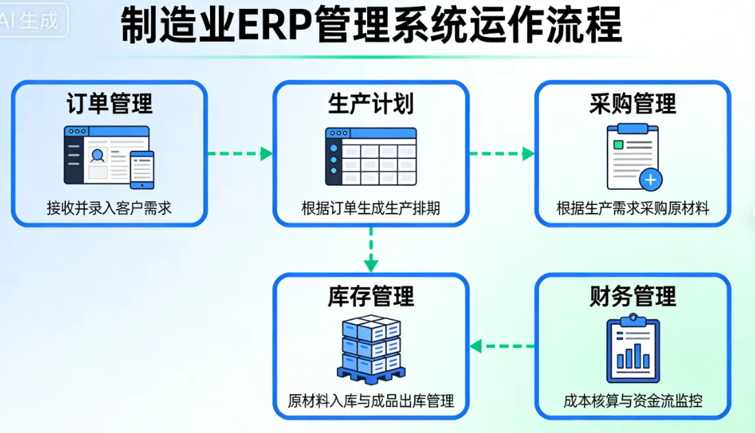 制造业ERP管理系统的运作流程