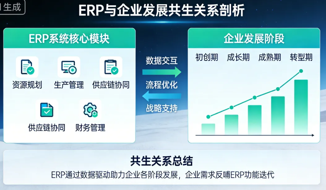 剖析ERP 与企业发展的共生关系