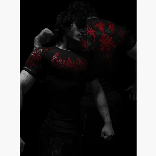 Breathedivinity 2025 男士健身衣 短袖运动健身速干紧身衣