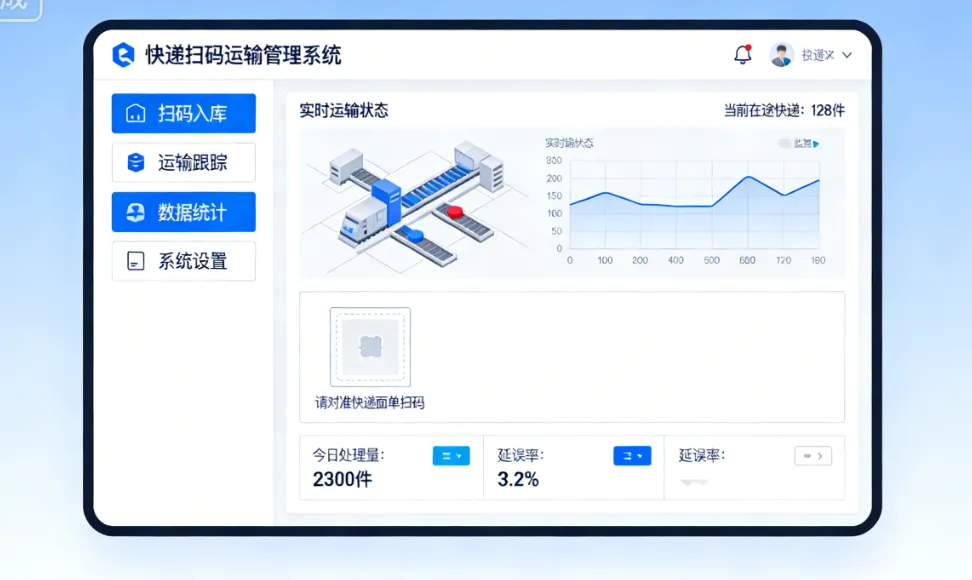 快递扫码运输管理系统软件