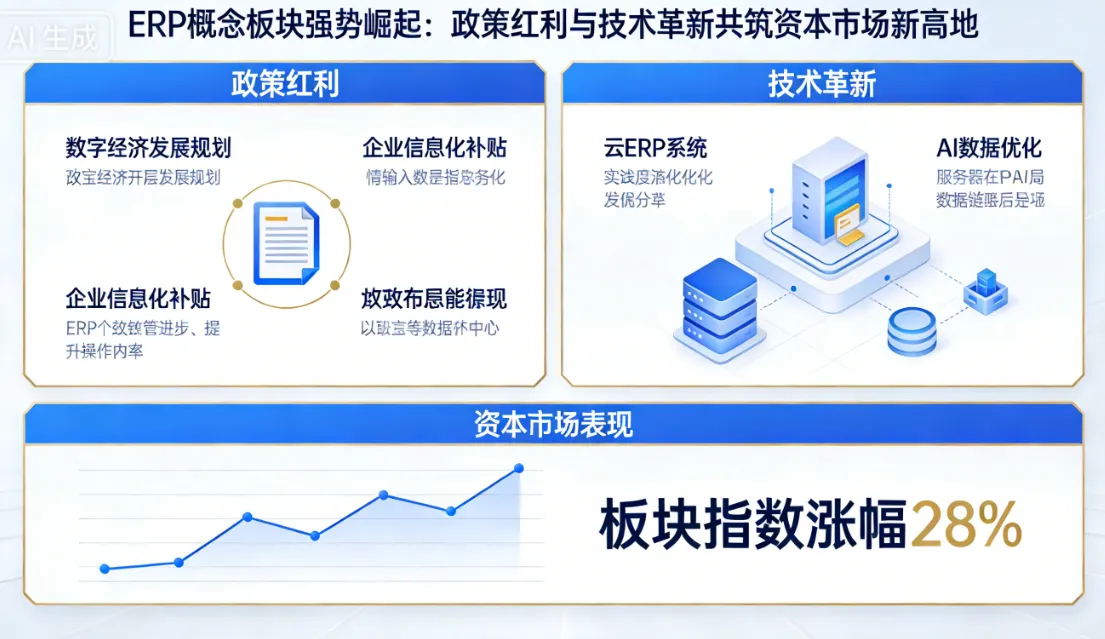 ERP概念板块强势崛起：政策红利与技术革新共筑资本市场新高地