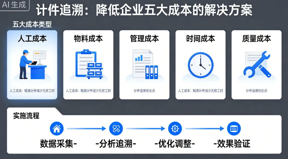 计件追溯:降低企业五大成本的解决方案
