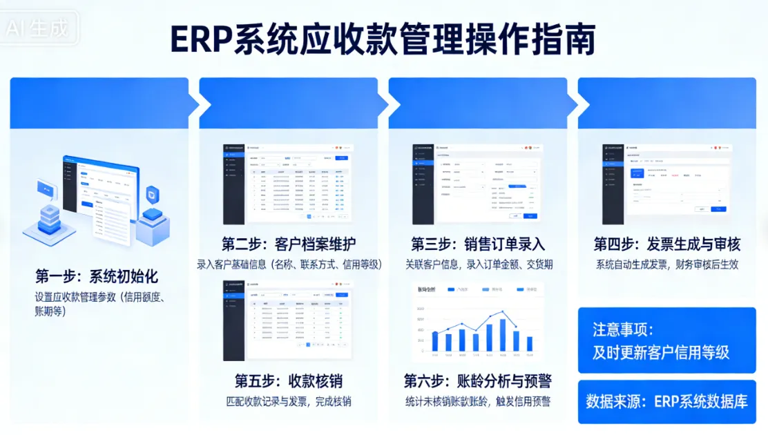 如何利用ERP系统进行应收款管理