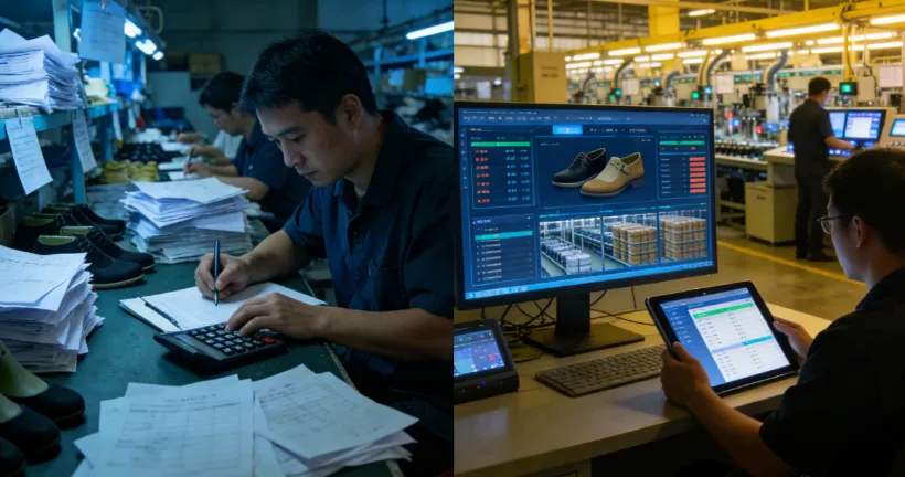 鞋业ERP与传统工厂的差异比较