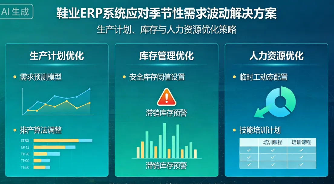 鞋业ERP系统如何应对季节性需求波动 | 生产计划、库存与人力资源优化解决方案