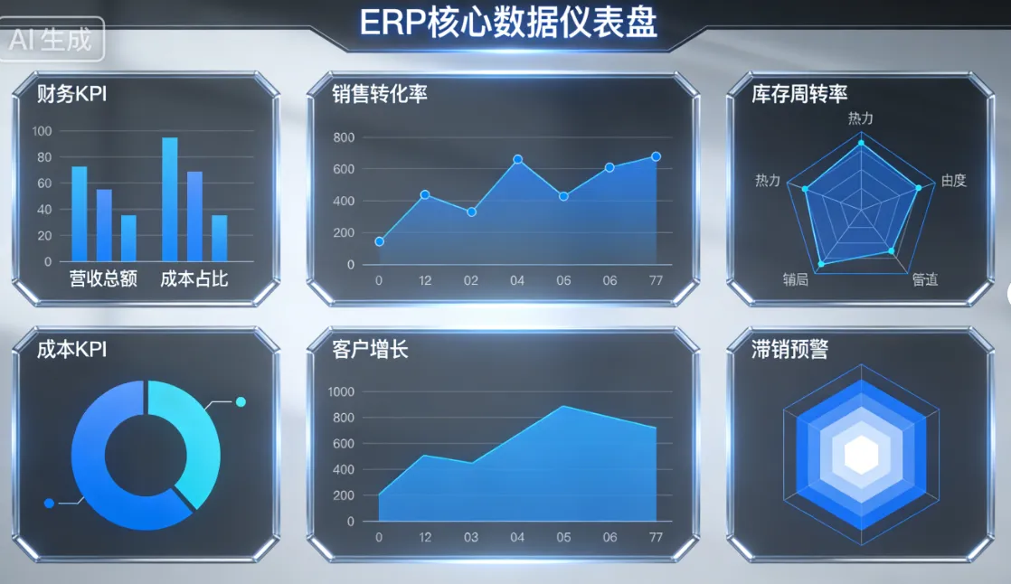 ERP报表：全链路数据赋能企业经营，财务模块深度解析