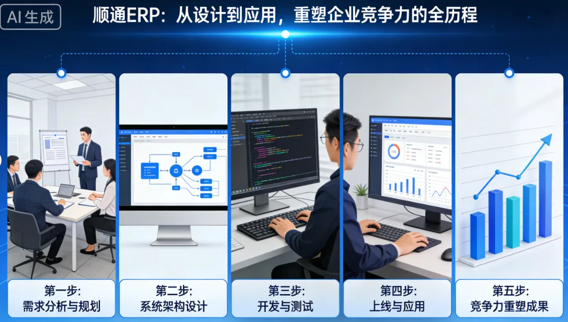 顺通 ERP：从设计到应用，重塑企业竞争力的全历程