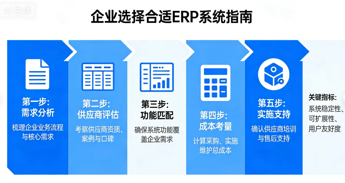 企业如何选择合适的ERP系统呢?
