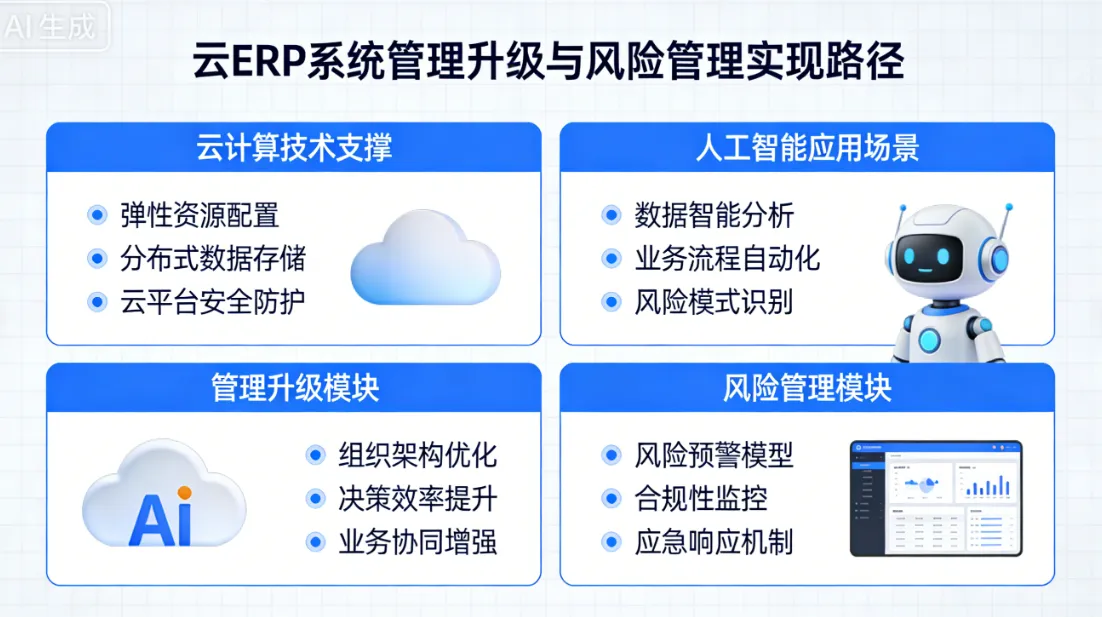云ERP系统如何通过云计算与人工智能实现管理升级及风险管理