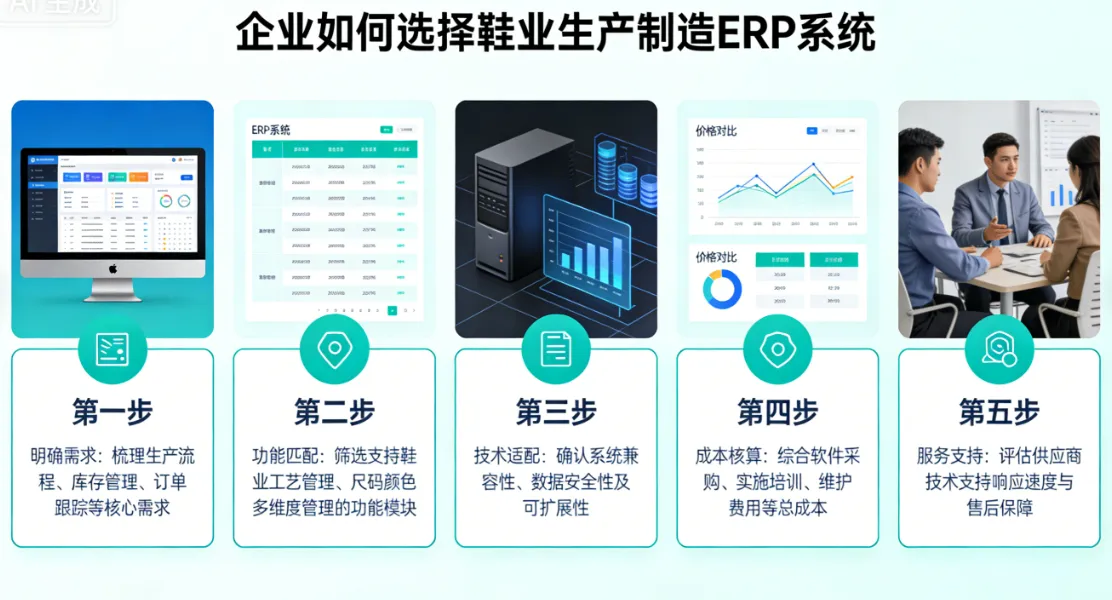 企业如何选择鞋业生产制造ERP系统