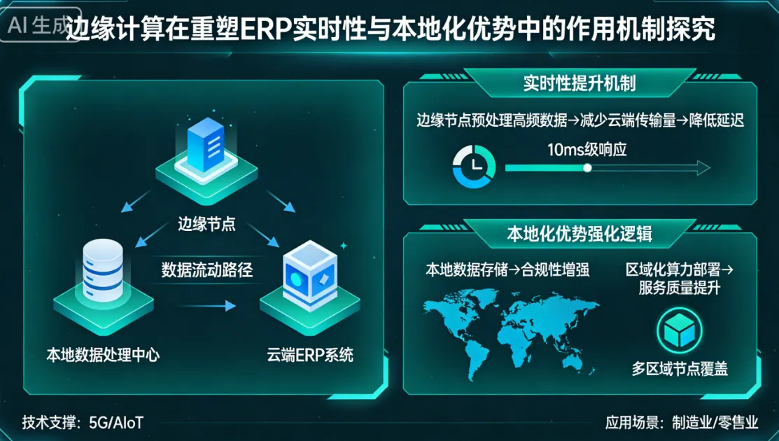 边缘计算在重塑 ERP 实时性与本地化优势中的作用机制探究