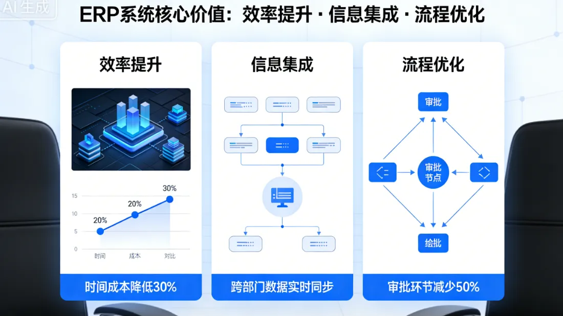 ERP系统实现效率提升、信息集成与流程优化