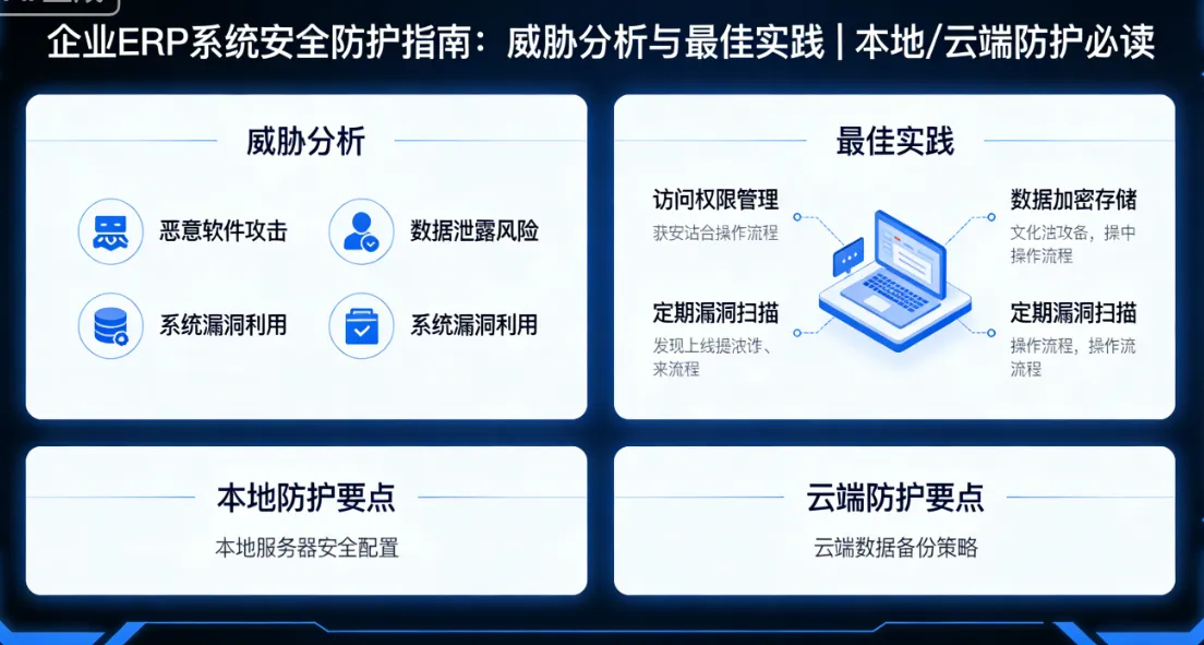 企业ERP系统安全防护指南：威胁分析与最佳实践 | 本地/云端防护必读