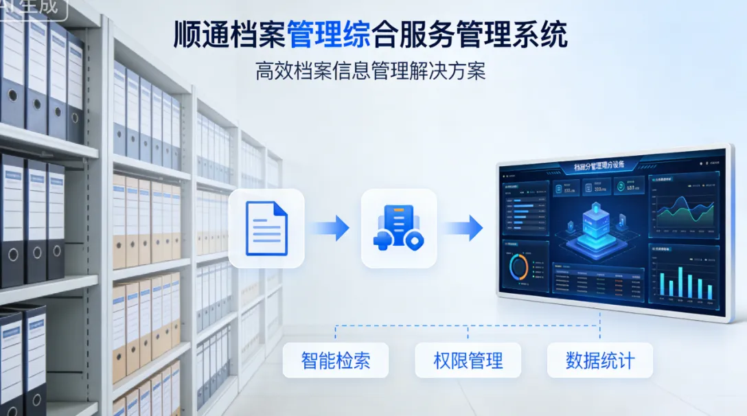顺通档案管理综合服务管理系统 - 高效档案信息管理解决方案